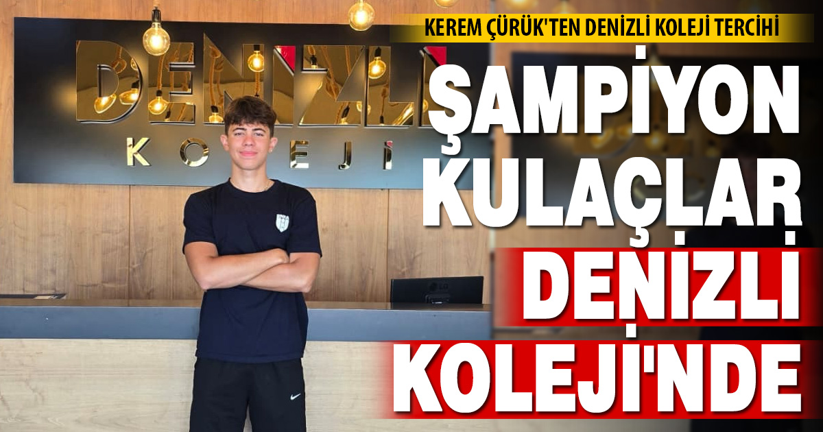 Denizli Koleji sporcu öğrencilerini güçlendirmeye devam ediyor