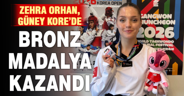 Zehra Orhan, Güney Kore’de bronz madalya kazandı