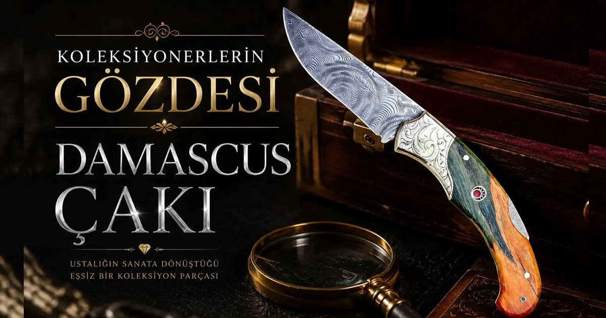Koleksiyonerlerin Gözdesi Damascus Çakı