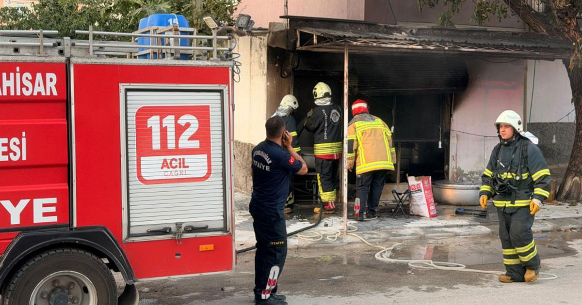 Düğün yemeği hazırlığında yangın paniği: Tüpler alev aldı