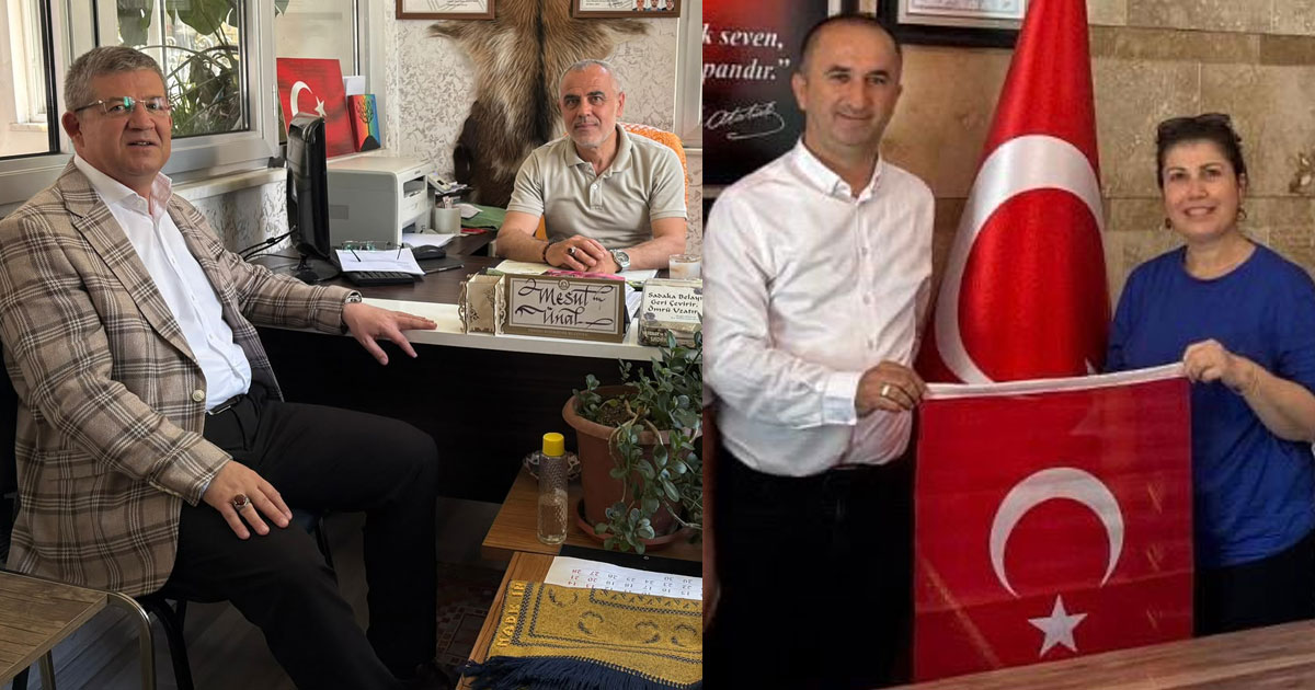 Ak Parti teşkilatından muhtarlara ziyaret