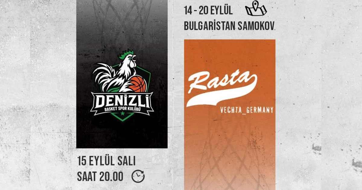 Denizli Basket’in Avrupa’daki ilk maçı eylülde