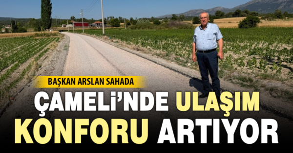 Çameli’nde asfalt çalışmaları sürüyor