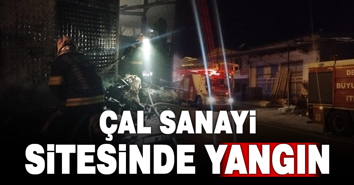Marangozhanede çıkan yangın paniğe neden oldu 