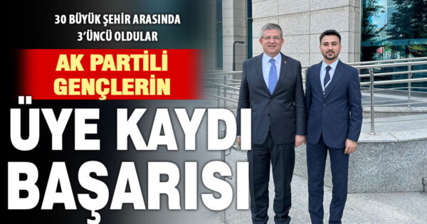 AK Parti Denizli Gençlik Kolları’ndan üye çalışmasında rekor: 30 büyükşehir arasında 3. oldu