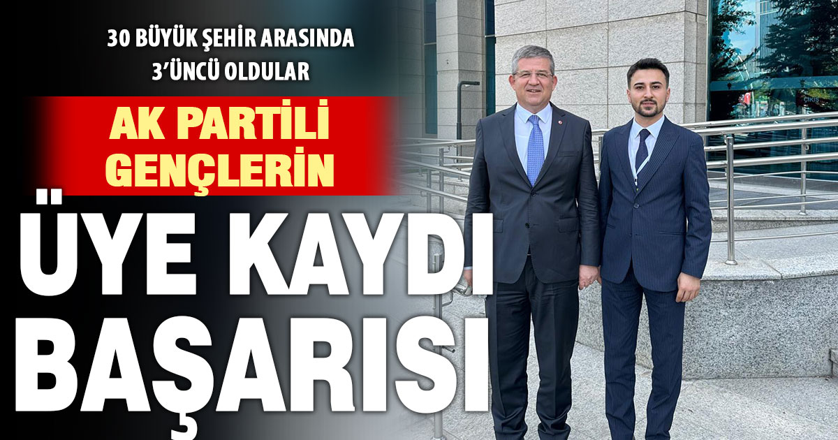 AK Parti Denizli Gençlik Kolları’ndan üye çalışmasında rekor: 30 büyükşehir arasında 3. oldu