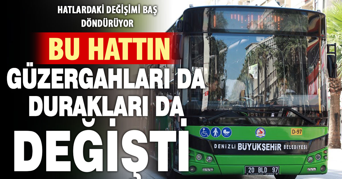 190 numaralı hattın güzergah ve durakları değişti