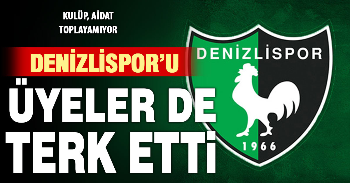 Amatör lige düşen Denizlispor, üyelerinden aidat toplayamıyor