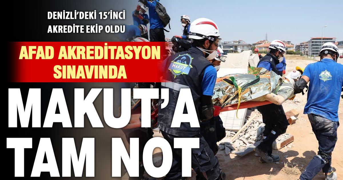 MAKUT, AFAD akreditasyon sınavını başarıyla geçti