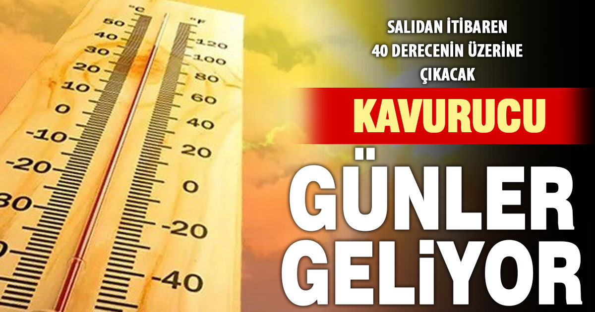 Denizli’ye kavurucu sıcaklar geliyor