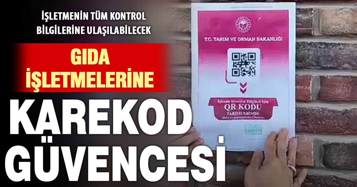 Denizli’deki gıda işletmelerine karekod uygulaması