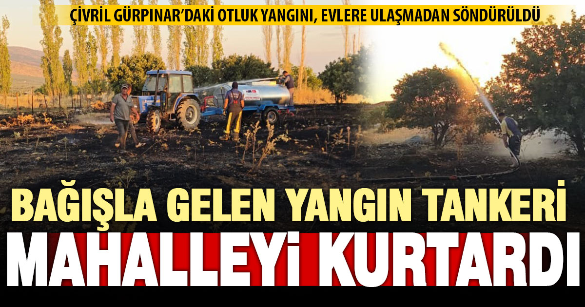 Vatandaş seferber oldu, alevler evlere ulaşmadan durduruldu