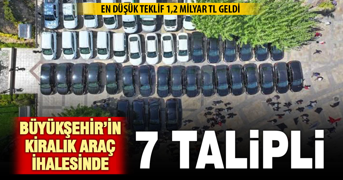 Büyükşehir’in 495 adetlik kiralık araç ihalesi yapıldı