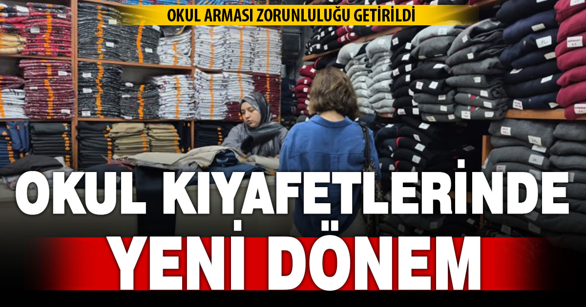 Okul tişörtlerinde arma zorunlu oldu