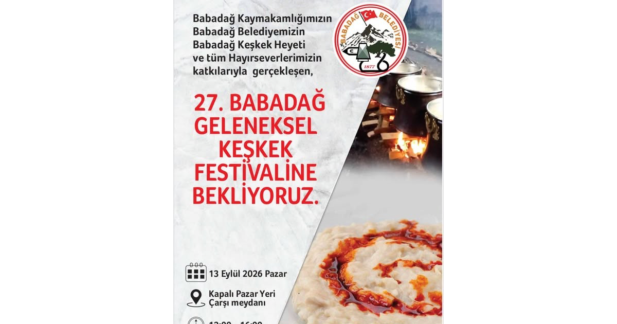 Babadağ’da 27. Geleneksel Keşkek Festivali için hazırlıklar başladı