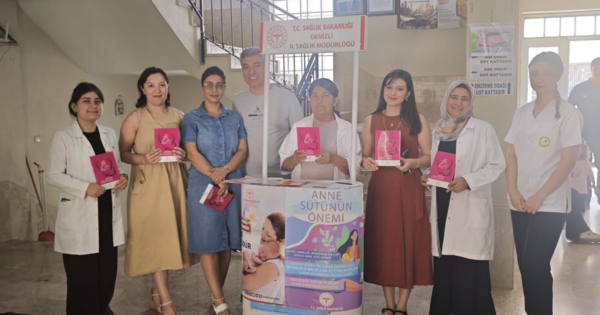 Denizli’de Dünya Emzirme Haftası kapsamında bilgilendirme çalışması