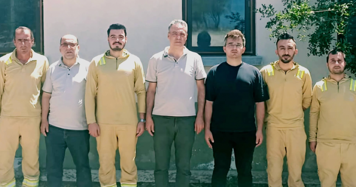 Bölge Müdürü Ahmet Köle, Uşak’ta yangınla mücadele çalışmalarını inceledi