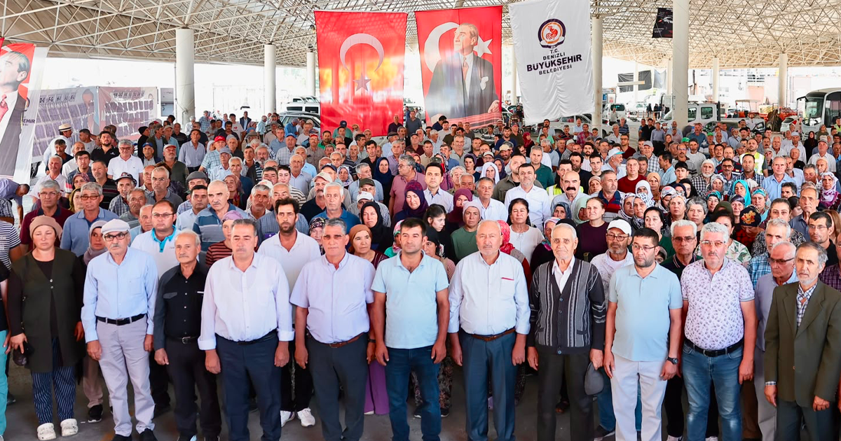 Denizli’de üreticiye can suyu