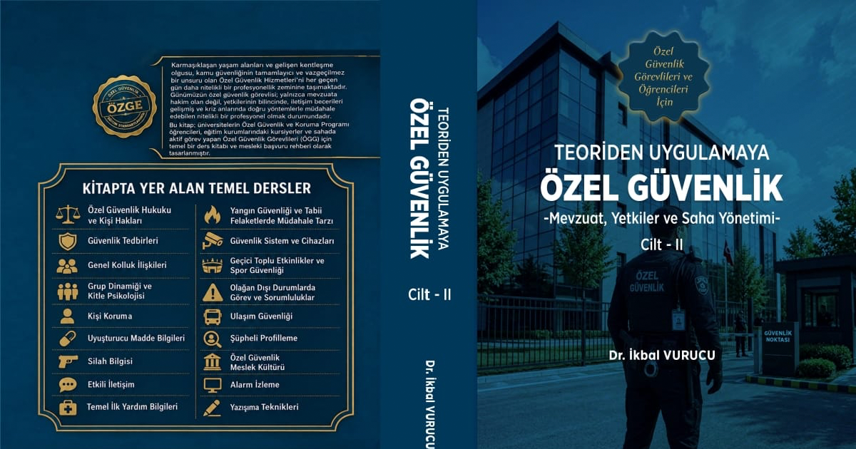 Acıpayam MYO akademisyeni özel güvenlik alanında iki ciltlik eseri yayımlandı