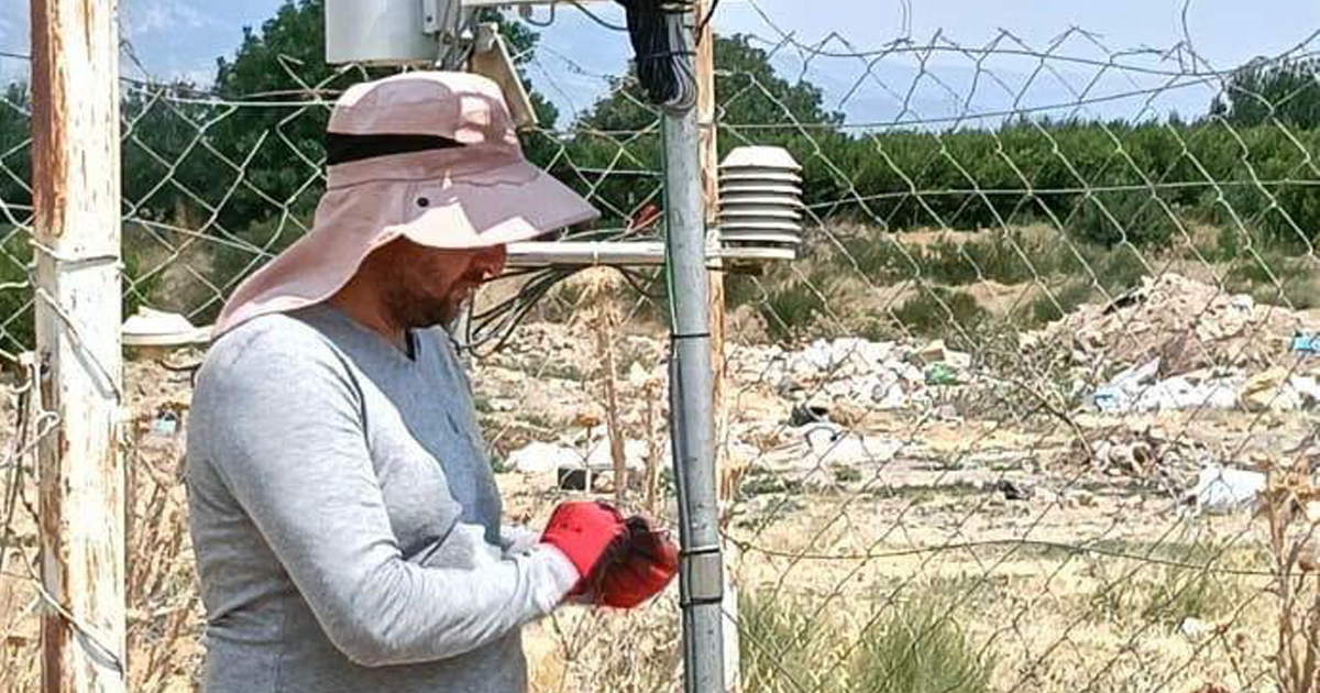 Denizli’de tarımsal üretim için erken uyarı istasyonları yenileniyor