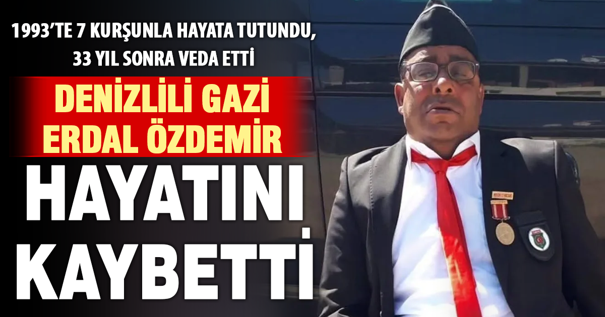 1993’te 33 askerin şehit edildiği saldırıdan sağ kurtulmuştu, gazi Erdal Özdemir hayatını kaybetti
