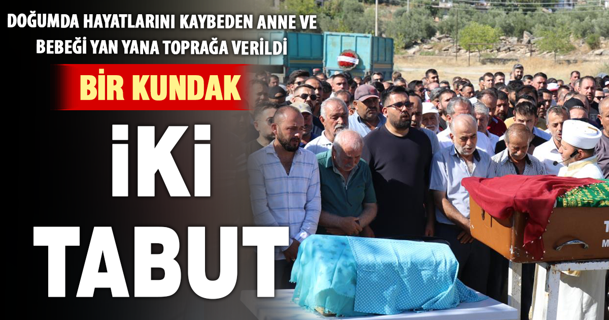 Doğumda annesiyle birlikte ölen Güney'in kundağı mezar taşına sarıldı