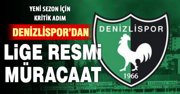 Denizlispor’dan lige resmi müracaat 