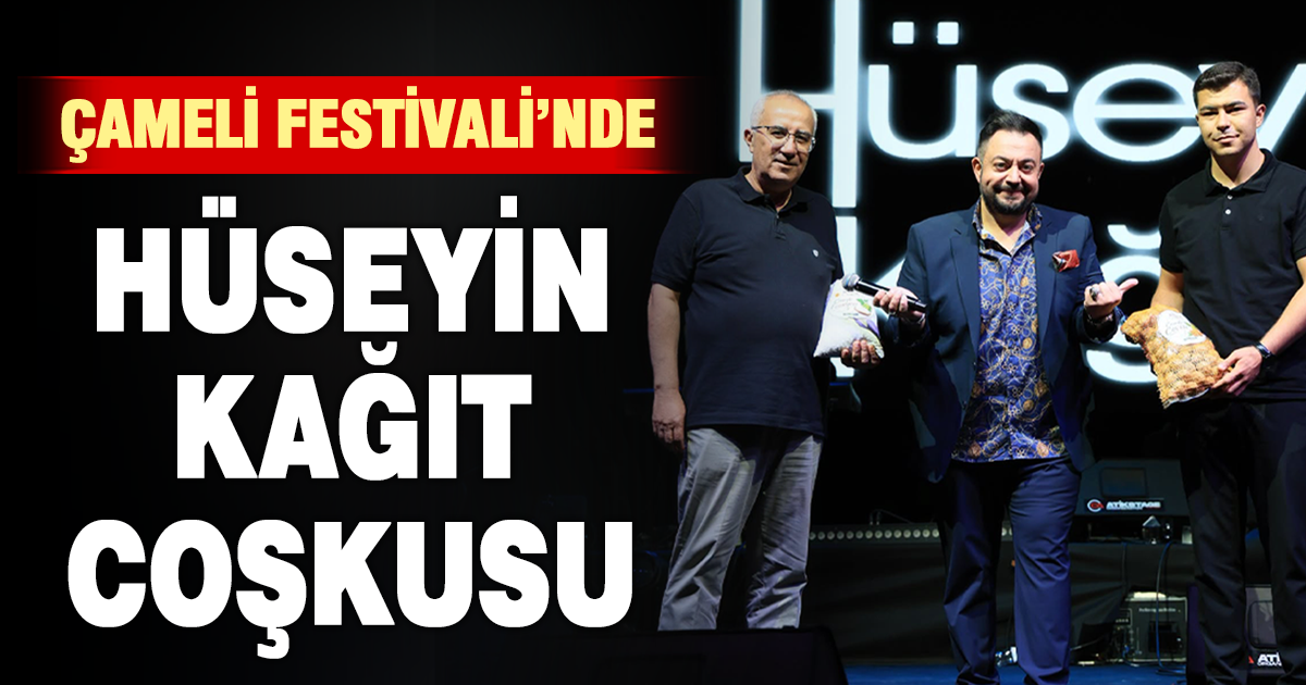 Çameli'nde alabalık yarışmaları ve konser coşkusu bir arada yaşandı
