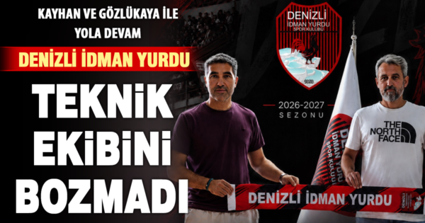 Denizli İdman Yurdu’nda Kayhan ve Gözlükaya ile devam kararı