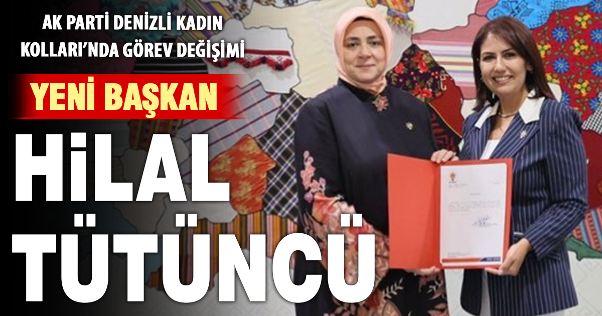 AK Parti Denizli Kadın Kolları’nda görev değişimi