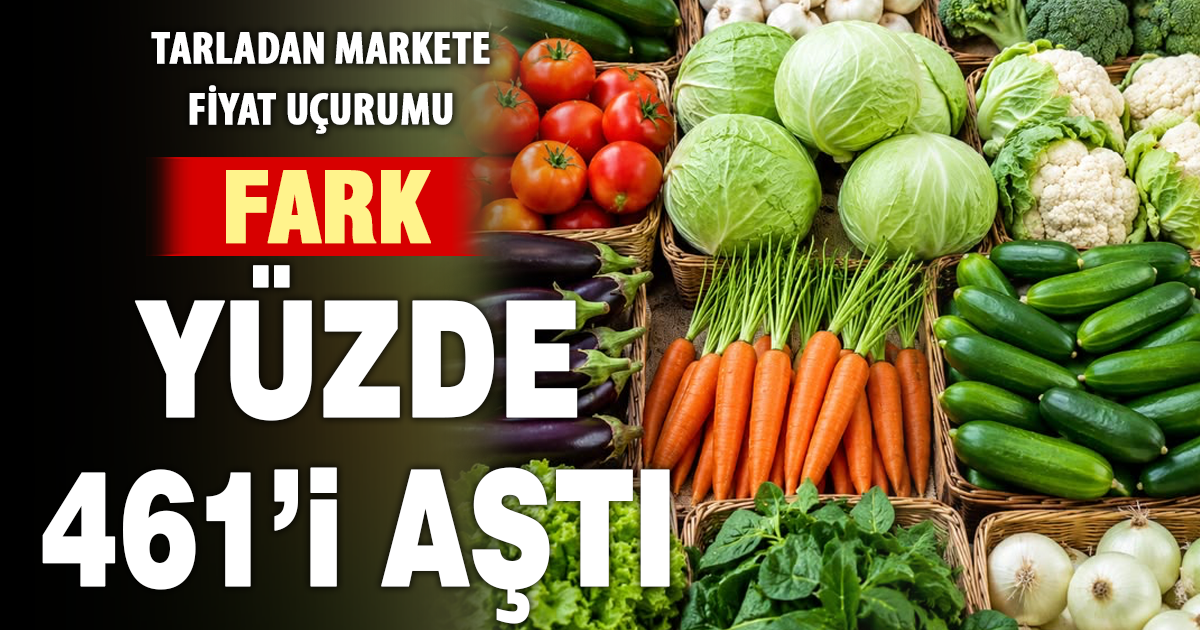 Üretici ile market arasındaki fiyat farkı yüzde 461’e çıktı