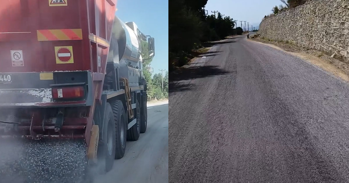 Acıpayam Belediyesi’nden Aşağı Mahalleye yeni yol