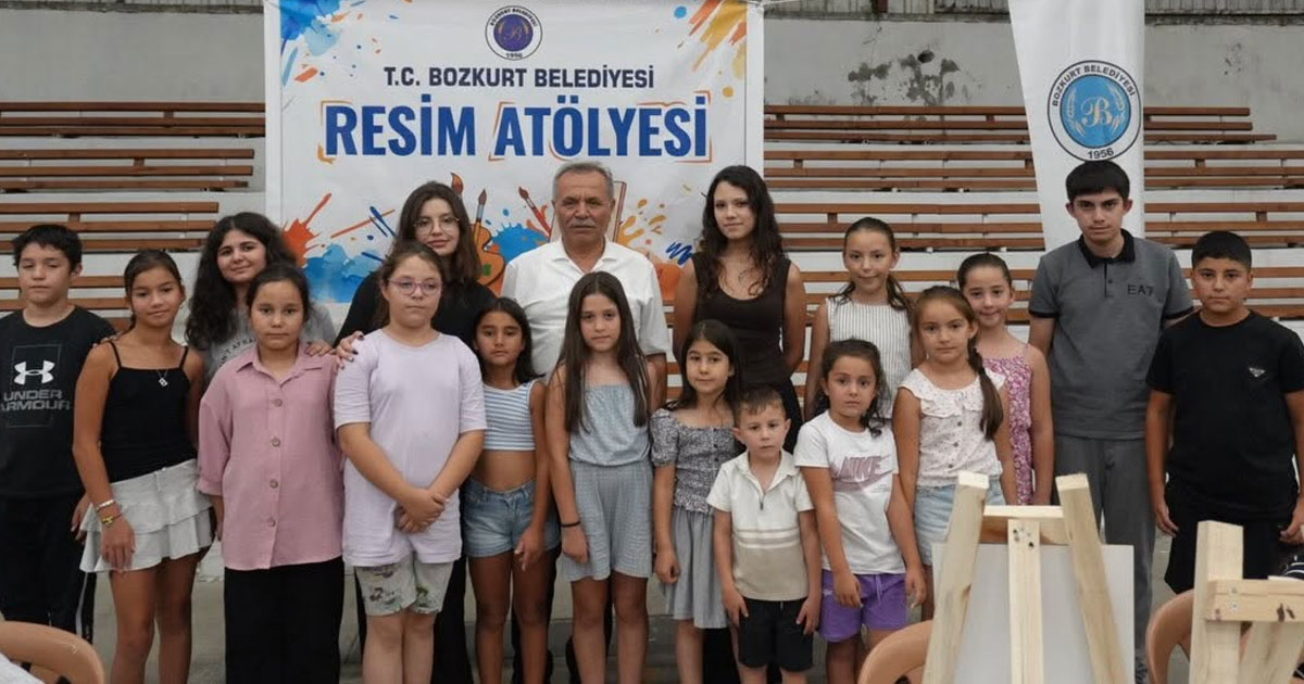 Bozkurt Belediyesi’nden mahallede resim atölyesi