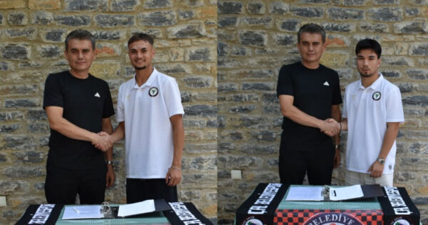 Çal Belediyesipor’da iki genç yetenek imzayı attı