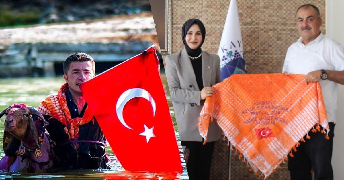 Kaymakam Kuran’a sarı poşulu davet