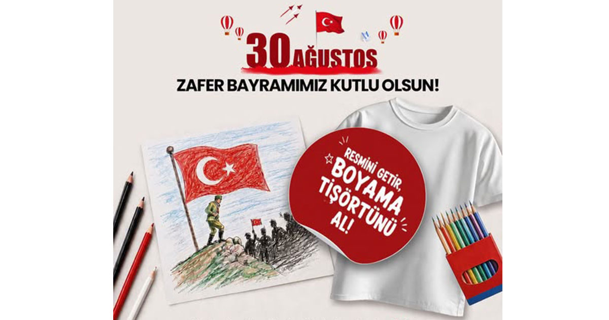Merkezefendili çocuklar 'Zafer'i resimlerle kutlayacak