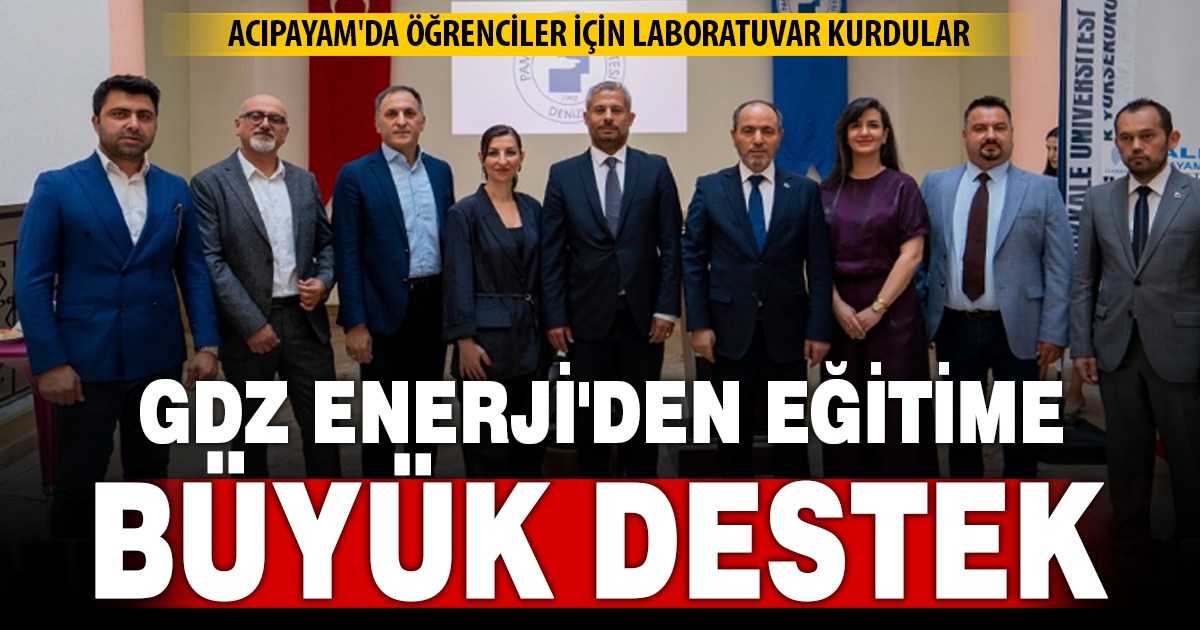 GDZ Enerji ve PAÜ’den öğrencilerin mesleki gelişimine katkı sağlayacak iş birliği