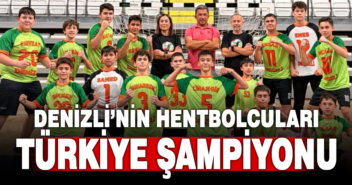 ANALİG Denizli Hentbol Karması Türkiye şampiyonu oldu