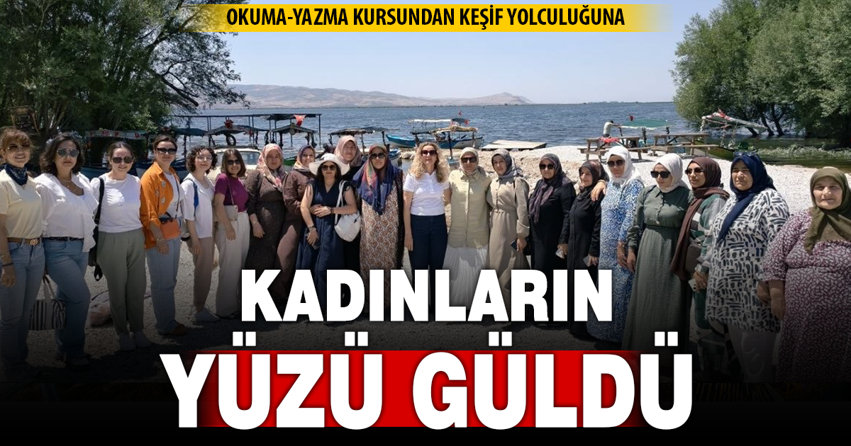 Okuma-yazma öğrenen kadınlar bu kez keşif yolculuğunda