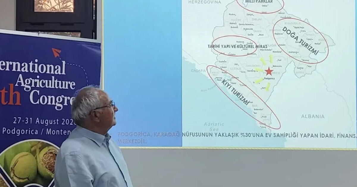 Başkan Gülsever’den Karadağ’da Baklan tarımı sunumu