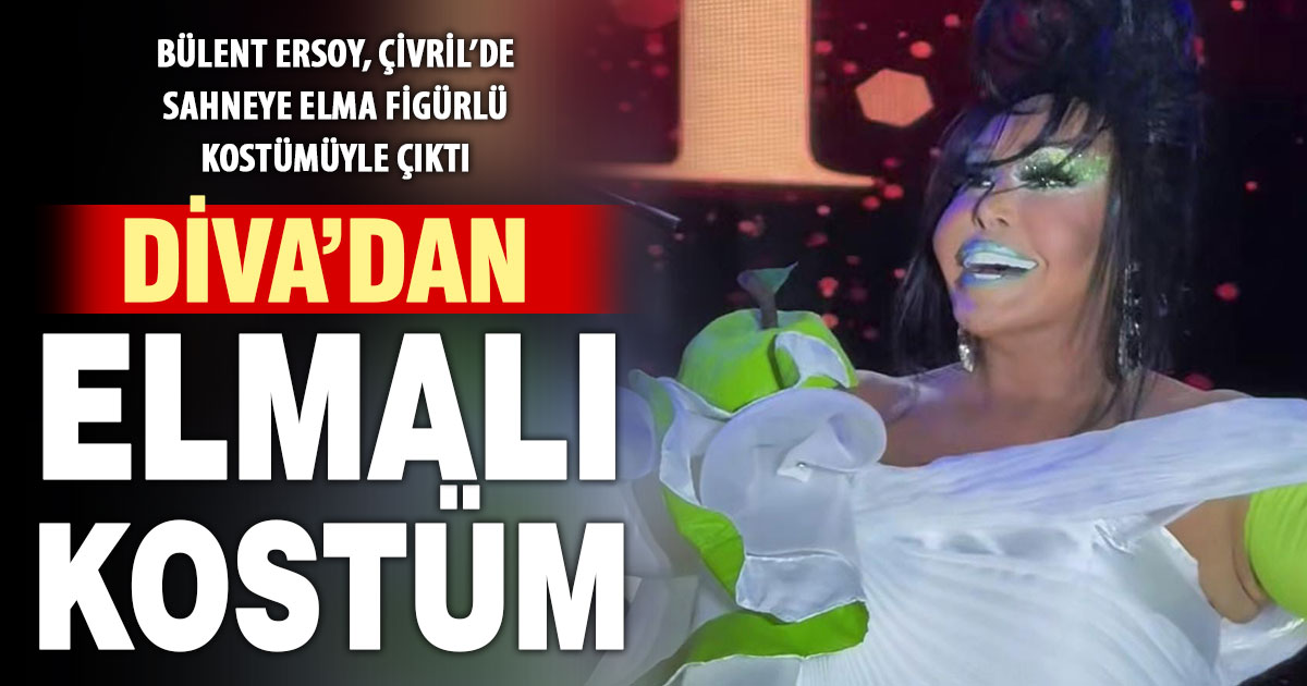 Bülent Ersoy Çivril’deki festivalde sahneye elma desenli kostümüyle çıktı