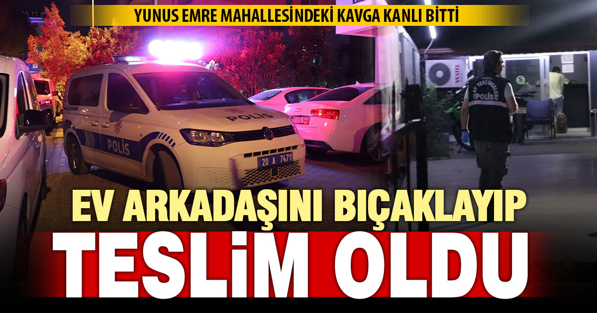 Ev arkadaşları arasında çıkan tartışmada kan aktı 