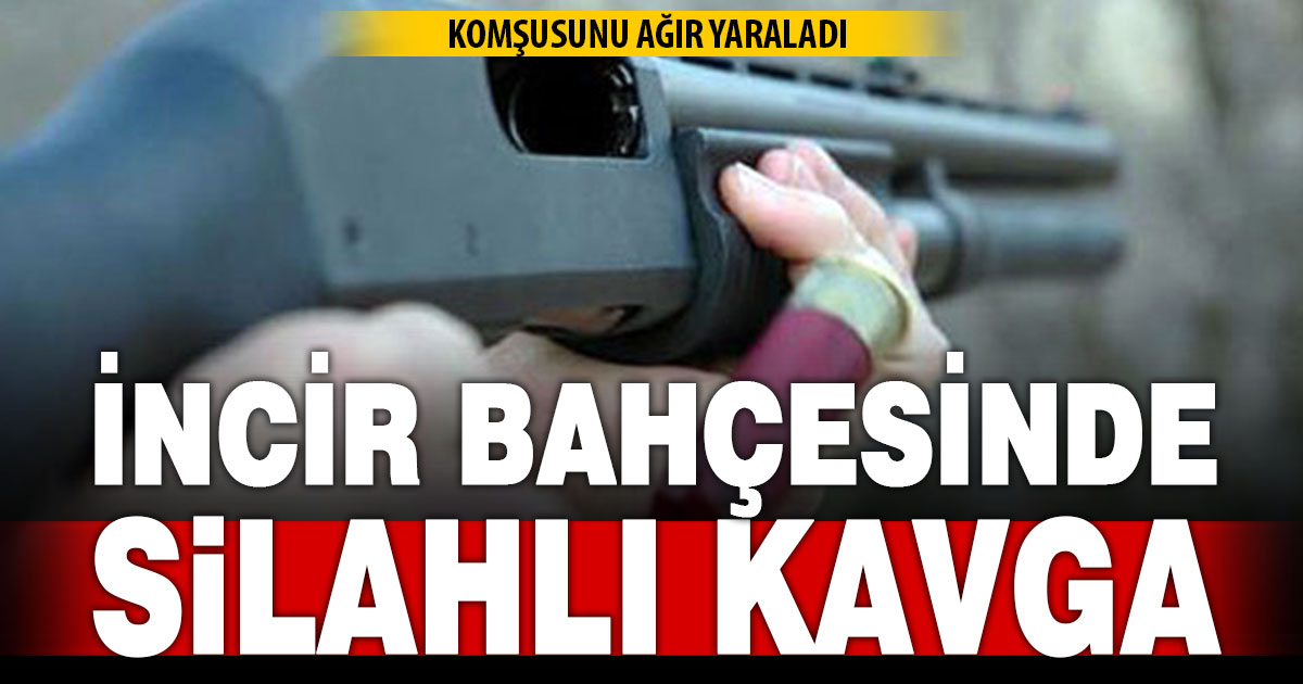 Buldan’da iki bahçe komşusu arasındaki kavgada silahlar konutu: 1 kişi yaralandı