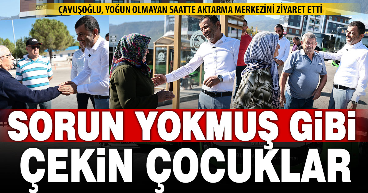 Çavuşoğlu, Denizlilileri isyan ettiren aktarma merkezini ziyaret etti