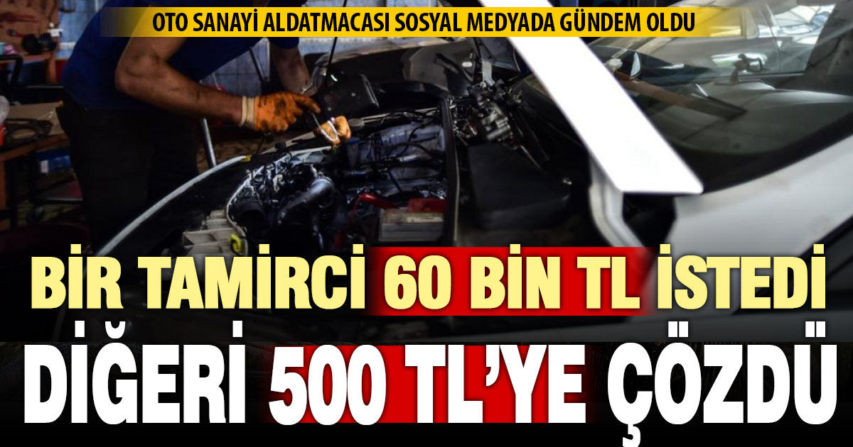 Sosyal medyada ifşa ve tartışma: 60 bin TL istenen arıza 500 TL’ye çözüldü
