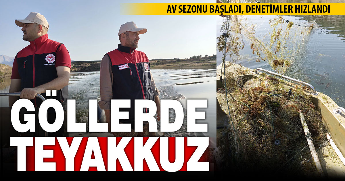Av sezonu ile göllerde denetimler arttı