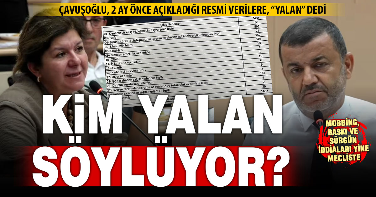 Çavuşoğlu’ndan, Büyükşehir’in verilerini paylaşan Kabadayılar’a “yalan” ithamı