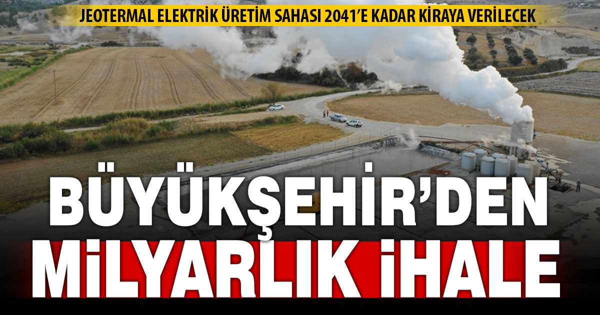 DBB, milyarlık jeotermal sahasını kiraya vermek için yeniden ihale açtı