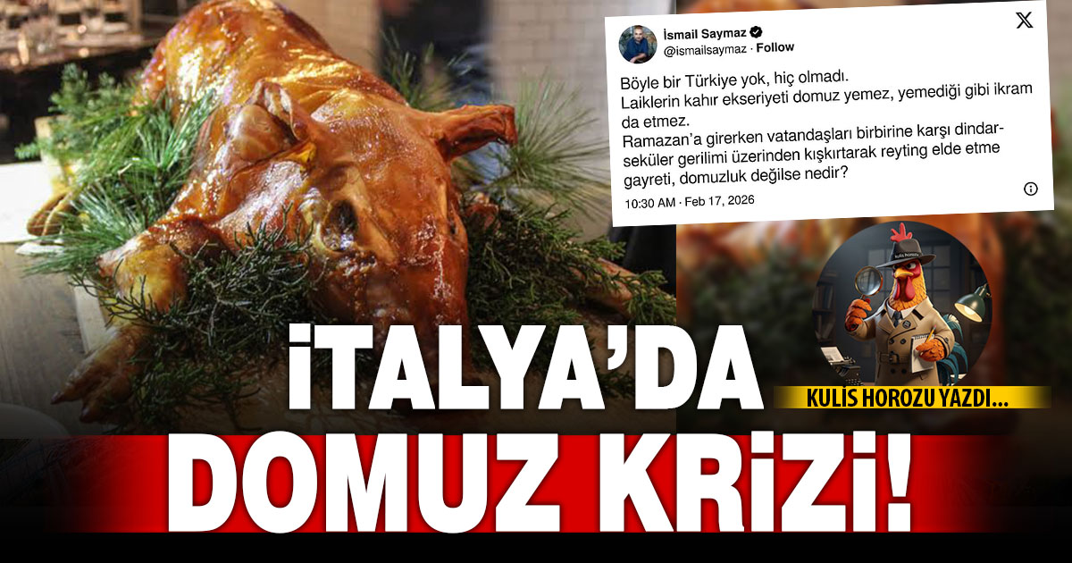 İTALYA’DA DOMUZ KRİZİ!
