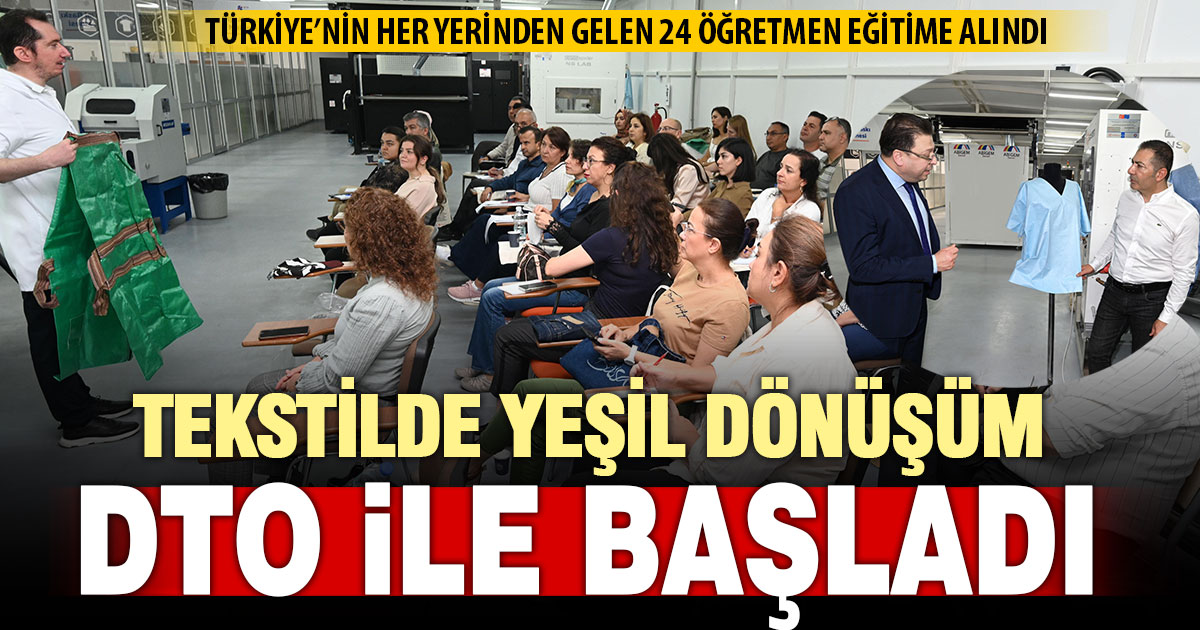 Türkiye genelindeki öğretmenlere Denizli’de yeşil dönüşüm eğitimi